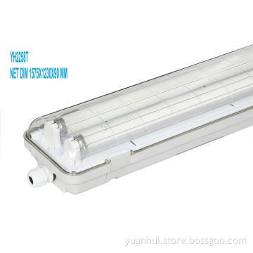 2x58w waterproof fluorescent lighting fixture